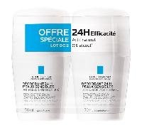 Desodorante roll-on La Roche-Posay 24H para piel sensible, paquete de 2 x 50 ml