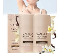 Desodorante Sabor Vainilla, Desodorante Natural Para La Piel Con Sabor Vainilla, Aroma Fresco Y Duradero A Vain illa, Deso dorante Native, Para Mujeres Y Hombres (2 piezas)