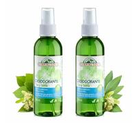 Desodorante Sin Aluminio Natural Spray Tilo y Salvia 150 ml (Pack 2) Corpore Sano - Protección 24h Piel Sensible - Sin Parabenos ni Siliconas - Hombre y Mujer