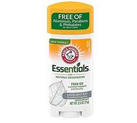 Arm & Hammer Essentials Desodorante natural, sin perfume, 2.5 onzas, paquete de 4