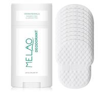 Desodorante Stick Antitranspirante para Mujeres y Hombres,Desodorante con Coco y Vainilla,con 10 Almohadillas para Axilas, 48 h de Frescura y Protección Contra el Mal Olor