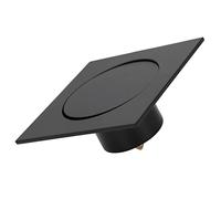 Desodorante Totalmente de Cobre Filtro de Drenaje de Piso que Rebota para Inodoro Tipo Emergente para Ducha de Baño Inodoro Drenaje Rápido Cuadrado(Drenaje de piso que rebota negro)