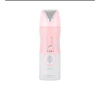 Desodorante Yara rosa Lattafa 250ml,Fragancia fresca, dulce, femenina, duradera, Spray de cuerpo mujer LATTAFA