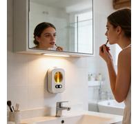 Désodorisant Automatique - 6 Niveaux Intelligent Sans Eau Rechargeable Silencieux | Diffuseur Aromathérapie Maison Voiture Salle Bain Bureaux Chambre Hôtel Bureau Voyage Aération | PP Réglable Crochet