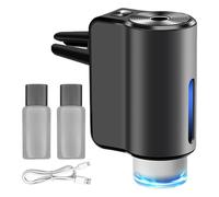 Désodorisant Électrique - Diffuseur D'huile Intelligent À Clip Pour Grille D'aération De Voiture, Dispositif De Parfum D'intérieur Automobile Multimode, Design Compact Et Avec Huiles