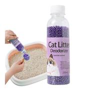 Desodorizador De Basura Del Gato - Polvo De Olor A La De Verano En Polvo, Aditivo De No Tóxica | Fórmula Portátil De Bicarbonato De Sodio Con Carbón Activado Y Brocas De Maíz Para Casas Mu