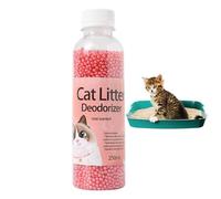 Desodorizador De Basura Del Gato - Polvo De Olor A La De Verano En Polvo, Aditivo De No Tóxica | Fórmula Portátil De Bicarbonato De Sodio Con Carbón Activado Y Brocas De Maíz Para Casas Mu