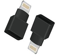 DESOFICON Paquete de 2 adaptadores de extensión Lightning con certificación MFi de Apple, macho a hembra, 8 pines para iPhone 13, 12, 11 X, XS, XR, 8, 7, 6, iPad, transferencia de datos de audio y