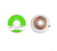 Desoldador de alambre de cobre trenzado para reparación de PCB, sin flujo limpio, rollo de 1,5 m, kit de herramientas de retrabajo electrónico (3,5 mm)