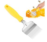 Desoperculador De Miel - Tenedor de Panal Pequeño de Acero Inoxidable - Raspadores De Miel Para Apicultura - Para Apicultura en Granja, Jardín Trasero o Exterior para Apicultores Principiantes