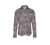 DESOTO Camisa de jersey de corte entallado marrón | XXXL