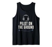 Despachador de aeronaves Operaciones de aviación Camiseta sin Mangas
