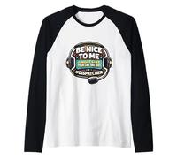 Despachador Divertido 911 Be Nice To Me I Might Save Your Life Camiseta Manga Raglan