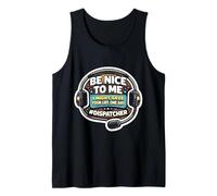 Despachador Divertido 911 Be Nice To Me I Might Save Your Life Camiseta sin Mangas