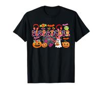 Despachador Halloween Boo Calabazas Talladas Divertido Equipo de Trabajo Camiseta