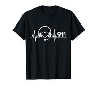 Despachador Heartbeat EKG Pulse 911 Envío Camiseta