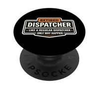 Despachador Jubilado como un único Camino Regular más Feliz jubilarse PopSockets PopGrip Adhesivo