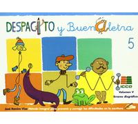 Despacito y buenaletra 5: Método para prevenir y corregir las dificultades en la escritura (SIN COLECCION)