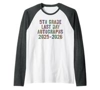 Despedida 5º Grado ÚLTIMO DÍA 2026 Lote AUTOGRAFOS Fin de Año Camiseta Manga Raglan