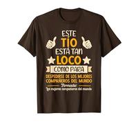 Despedida Compañero de Trabajo, Cambio Nuevo Trabajo Colega Camiseta, Hombre, Marrón, M