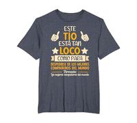 Despedida Compañero de Trabajo, Cambio Nuevo Trabajo Colega Camiseta, Hombre Tallas Grandes, Azul Jaspeado, 3X Alto