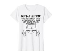 Despedida Compañero de Trabajo Compañera Trabajo Divertido Camiseta gráfica económica, Mujer, Blanco, XL