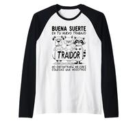 Despedida Compañero Trabajo Cambio De Trabajo Traidor Colega Camiseta Manga Raglan