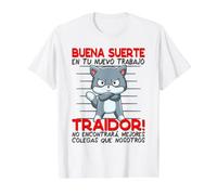Despedida Compañero Trabajo | Nuevo & Cambio De Trabajo Camiseta gráfica económica, Hombre, Blanco, S