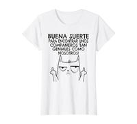 Despedida Compañero Trabajo | Nuevo, Cambio De Trabajo Camiseta gráfica económica, Mujer, Blanco, L