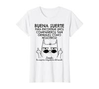 Despedida Compañero Trabajo, Nuevo Cambio De Trabajo Camiseta gráfica económica, Mujer, Blanco, XL