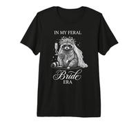 Despedida de Soltera de Mapache de la era de la Novia Salvaje Camiseta Premium