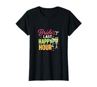 Despedida de Soltera de neón de la última Hora Feliz de la Novia Camiseta