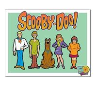 Desperate Enterprises Scooby Doo 50 Years Tin Sign - Nostalgic Vintage Metal Wall Decor - Made in USA