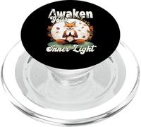 DESPERTA TU LUZ INTERIOR yoga meditación tranquilidad asana PopSockets PopGrip para MagSafe
