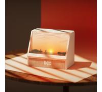 Despertador Amanecer,Incluye Seis Modos De Iluminación Ambiental,Despertador Solar Incluye 12 Efectos De Sonido Relajantes Y Naturales,Altavoz Bluetooth,control remoto, reproducción de música