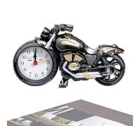 Despertador cautivante - Reloj de mesa con forma de motocicleta | Despertador con forma de motocicleta con alimentación a pilas | Para dormitorio, oficina, dormitorio, casa, apartamento y mesita de