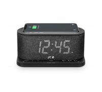 Despertador con base de carga inalámbrica spc gisli radio fm puerto carga-usb 2.1a