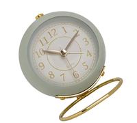 Despertador De Cabecera, Sin Tictac, Reloj De Escritorio Alimentado Por Batería, Pequeño Reloj De Cabecera, Reloj Despertador Silencioso, Reloj Analógico Para Escritorio De Dormitorio(Light Green)