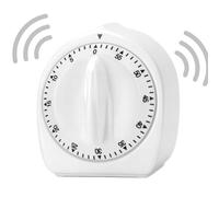 Despertador de cocina para cocinar, cuenta atrás mecánica de cuerda manual de 60 minutos, despertador visual de mesa, para oficina, escuela, aula, cocina, estudio, trabajo, aprendizaje, gestión del
