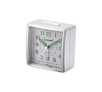 Despertador de mesilla, Reloj Despertador analógico de Cuarzo silencioso con luz, sin tictac, Reloj de Mesa Sencillo con función de repetición, Adecuado para dormitorios, escritorios, Viajes...