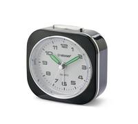 Despertador de mesilla, Reloj Despertador analógico de Cuarzo silencioso con luz, sin tictac, Reloj de Mesa Sencillo con función de repetición, Adecuado para dormitorios, escritorios, Viajes...