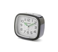 Despertador de mesilla, Reloj Despertador analógico de Cuarzo silencioso con luz, sin tictac, Reloj de Mesa Sencillo con función de repetición, Adecuado para dormitorios, escritorios, Viajes...