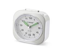 Despertador de mesilla, Reloj Despertador analógico de Cuarzo silencioso con luz, sin tictac, Reloj de Mesa Sencillo con función de repetición, Adecuado para dormitorios, escritorios, Viajes...