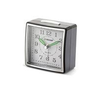 Despertador de mesilla, Reloj Despertador analógico de Cuarzo silencioso con luz, sin tictac, Reloj de Mesa Sencillo con función de repetición, Adecuado para dormitorios, escritorios, Viajes...