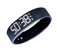 Despertador de muñeca vibrante, pulsera reloj recordatorio shock inteligente - Despertador vibratorio con pantalla LED, para adultos que duermen mucho en casa oficina habitación de descanso