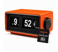 Despertador Denver CR-425 - Radio FM - Alarma AL Timbre O Radio - Flip Retro DE DÍGITOS - BATERÍA