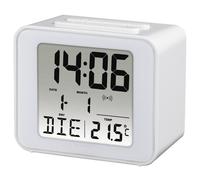 Despertador Digital Hama Cube Blanco con Reloj Radiocontrolado