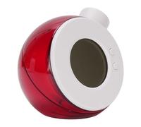 Despertador digital LED alimentado por agua, silencioso, para mesita de noche dormitorio (rojo)
