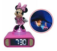 Despertador digital Minnie 3D con luz de luz y efectos de sonido - LEXIBOOK