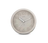 Despertador ""Fuerteventura", silencioso, redondo, Ø 12 cm, beige